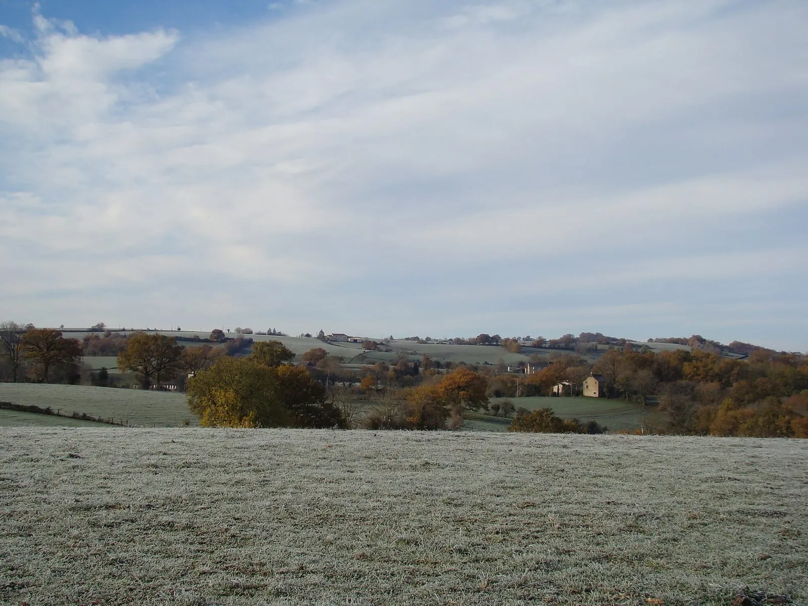 Paysage du Ségala tarnais, dans le Tarn